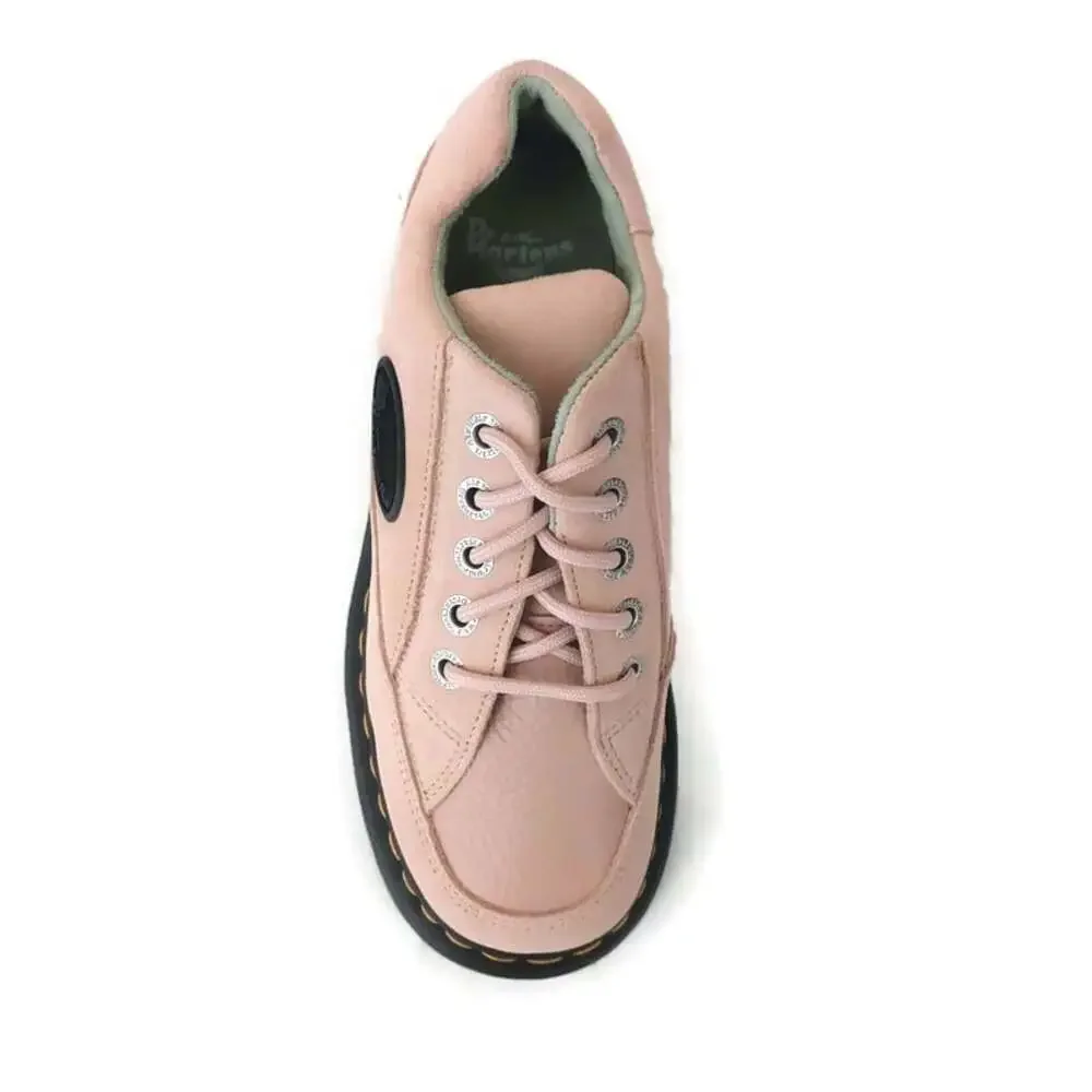 Dr Martens Buzz 5i Suede Leather Platform Shoes Womens Size 7 EU 38 Powder Pink